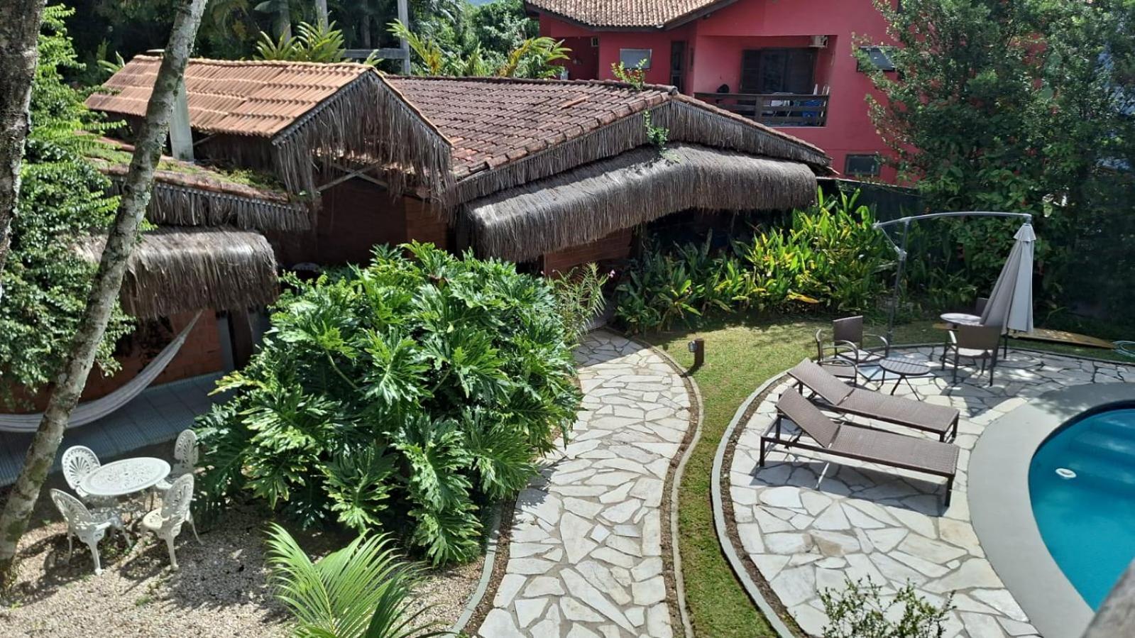 Pousada North Shore Maresias - 2 Quadras Da Praia - Casas De 2 Quartos - 80 M2 -2 Banheiros -Piscina Sauna - Estacion-Churrasq Privativa -Wifi Animais De Peq Porte Roupa De Cama E Banho Luaran gambar